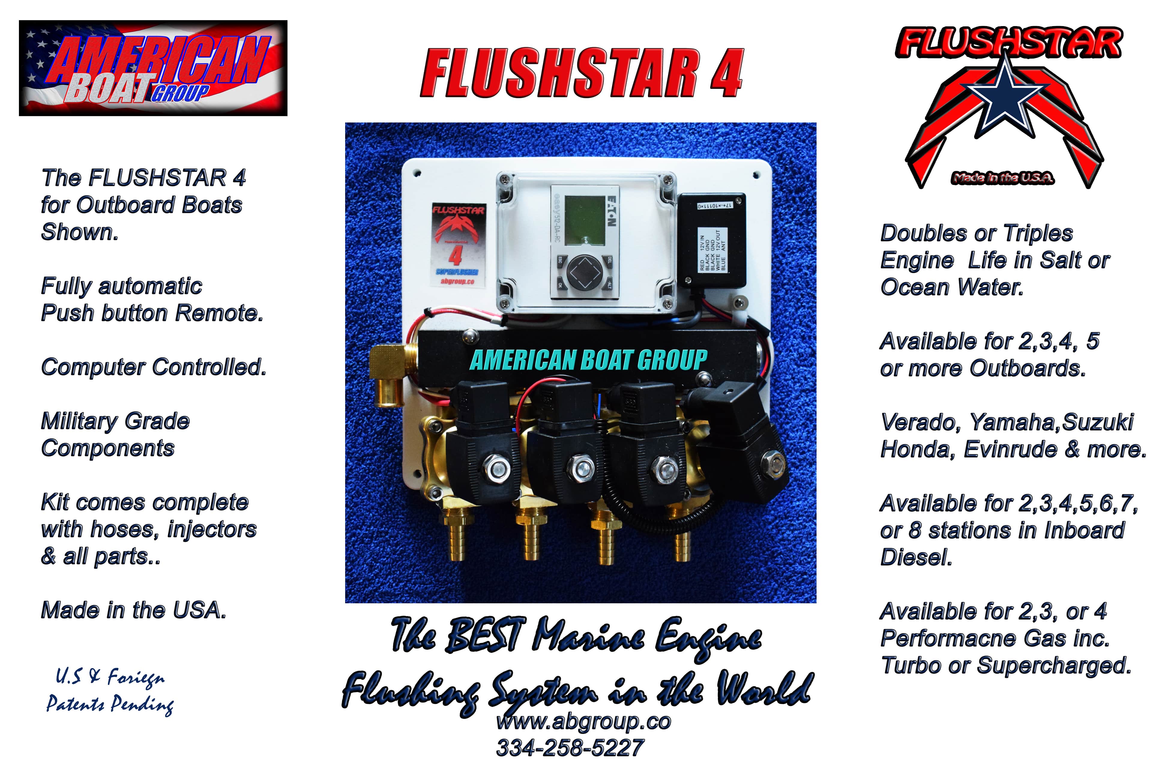 FS-4 FLUSHSTAR Auto Flusher for Quad O/B